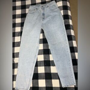 Vintage 90s Levi’s 560 Loose Fit Tapered Leg Blank Red Tab Jeans 34x36